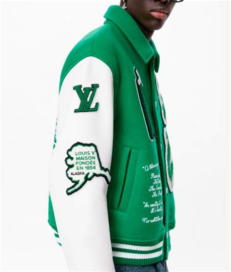 green louis vuitton jacket|louis vuitton green velvet jacket.